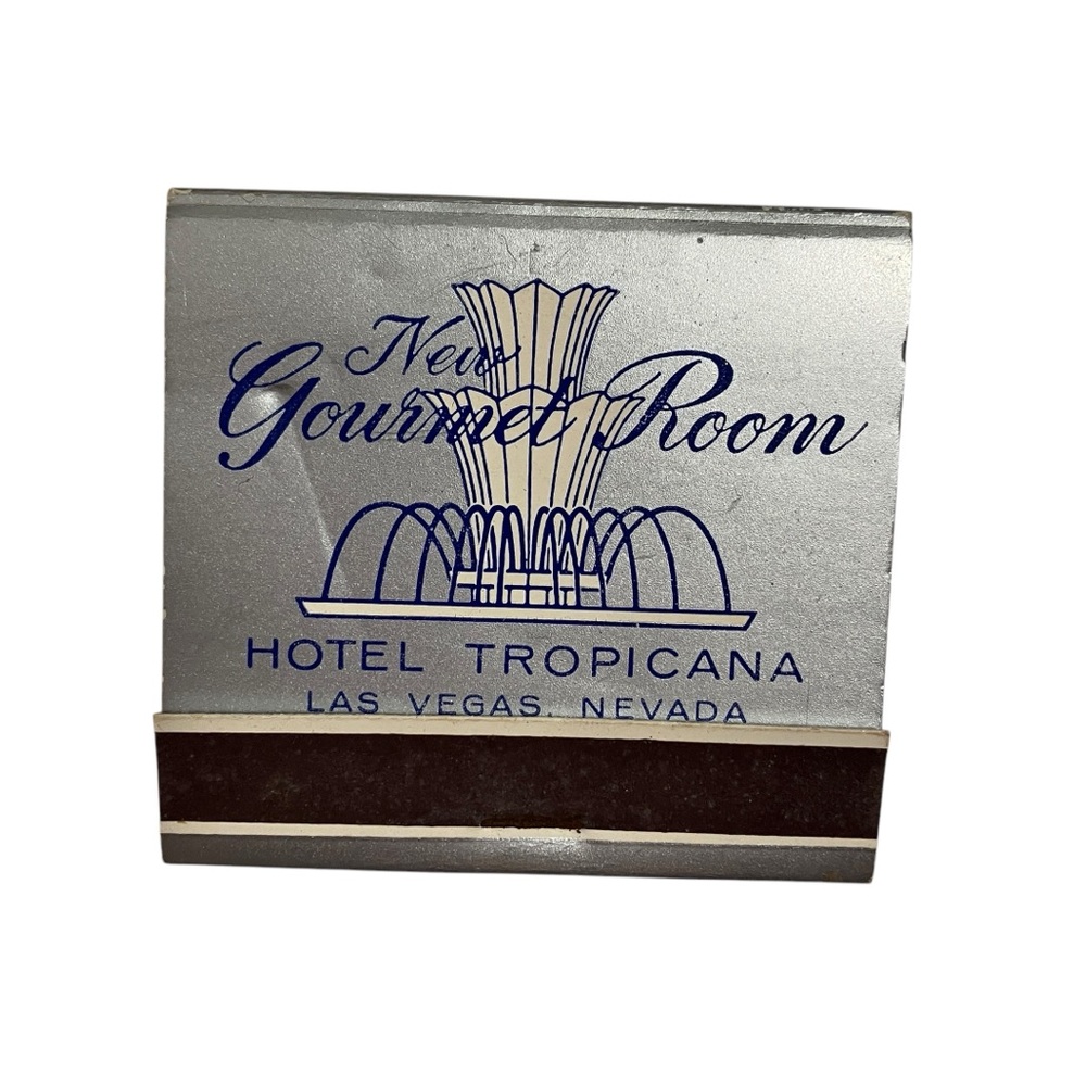 Tropicana Las Vegas Nevada New Gourmet Room Vintage Matchbook